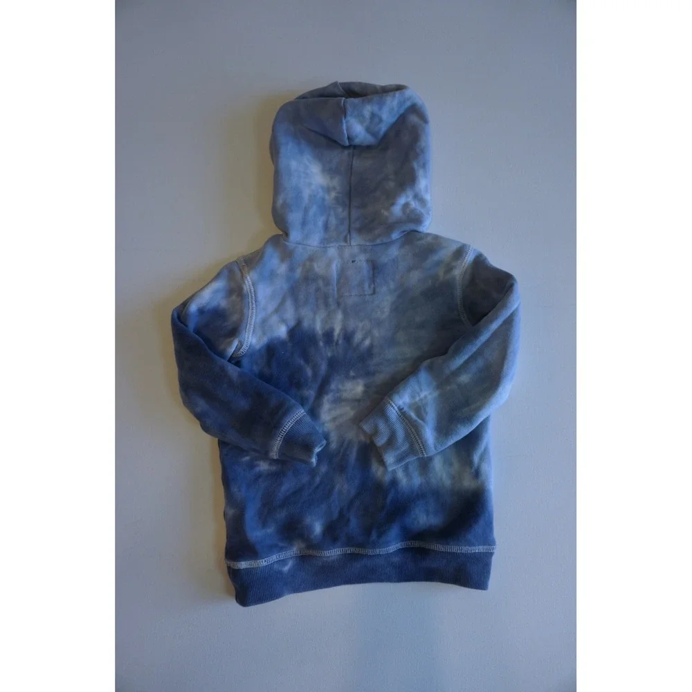 OshKosh Bgosh Kids Blue Tie Dye Pullover Hoodie Sweatshirt 24M
